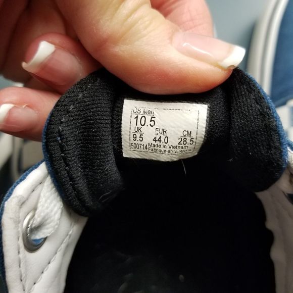 Vans Turquoise Blue Green Checkered Sneakers  Shoes sz 10.5 - Picture 13 of 13